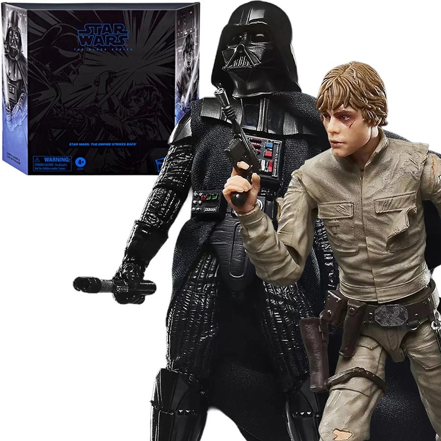 Star Wars Black Series The Empire Strikes Back Darth Vader & Luke Skywalker 6-Inch Action Figures