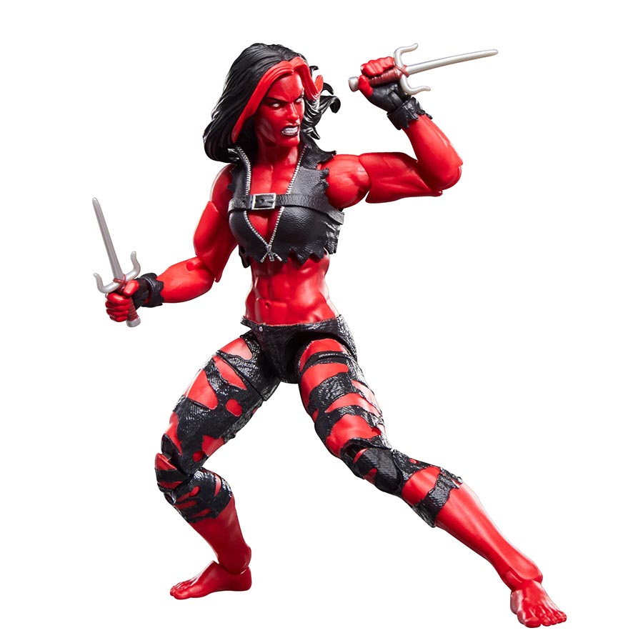 Marvel Legends Series Red She-Hulk 6-Inch Action Figure