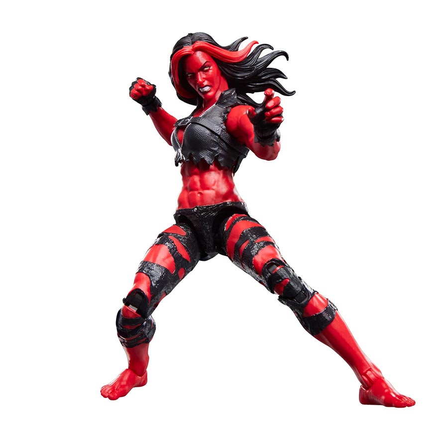 Marvel Legends Series Red She-Hulk 6-Inch Action Figure