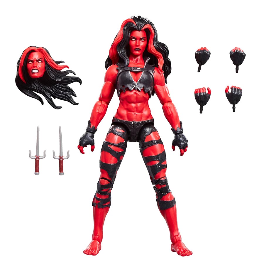 Marvel Legends Series Red She-Hulk 6-Inch Action Figure