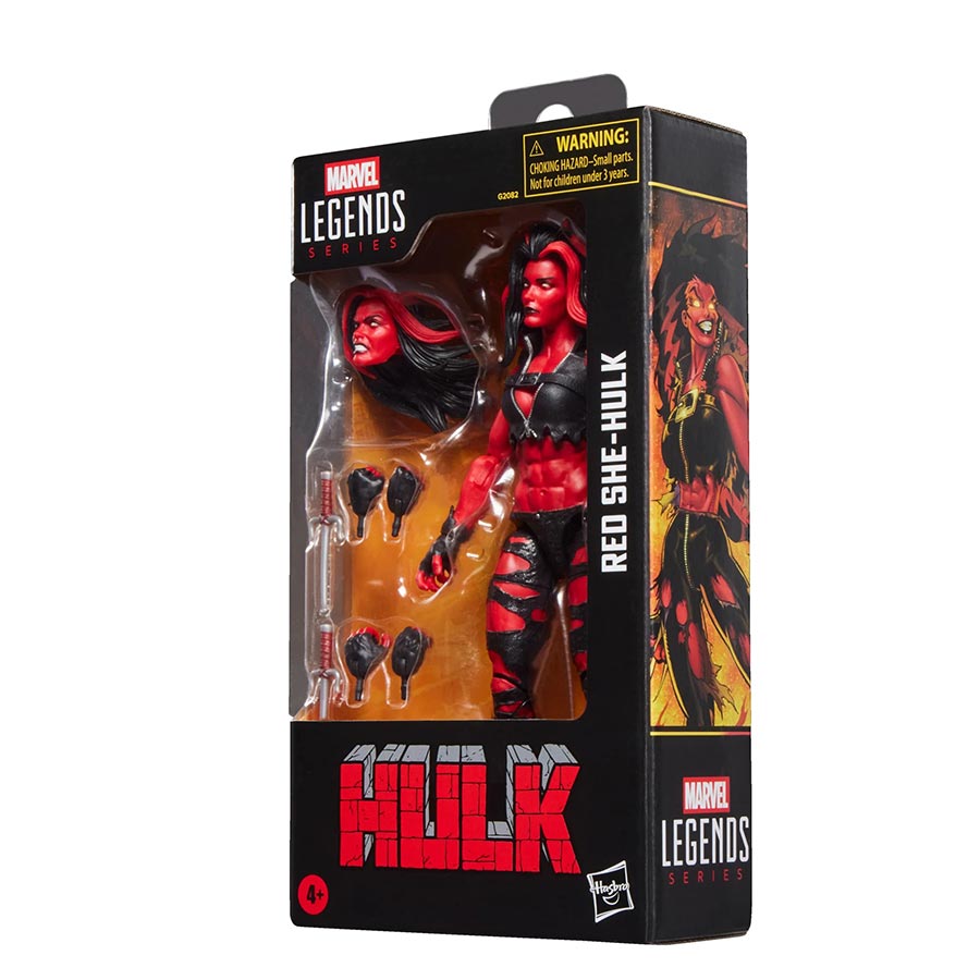 Marvel Legends Series Red She-Hulk 6-Inch Action Figure