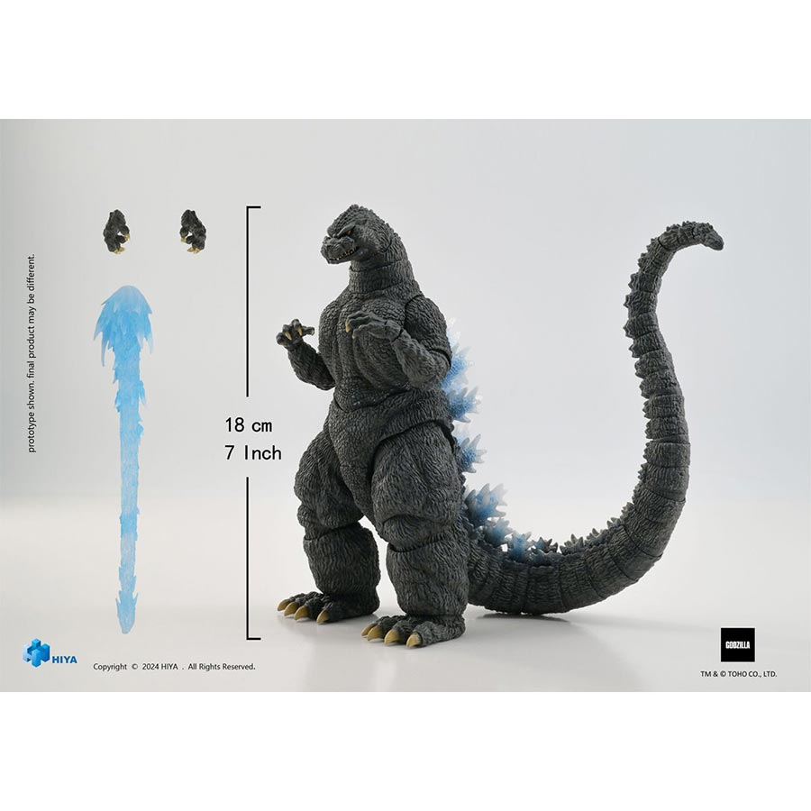 Godzilla vs King Ghidorah 1191 Godzilla Heat Ray Hokkaido Version 7-Inch Action Figure