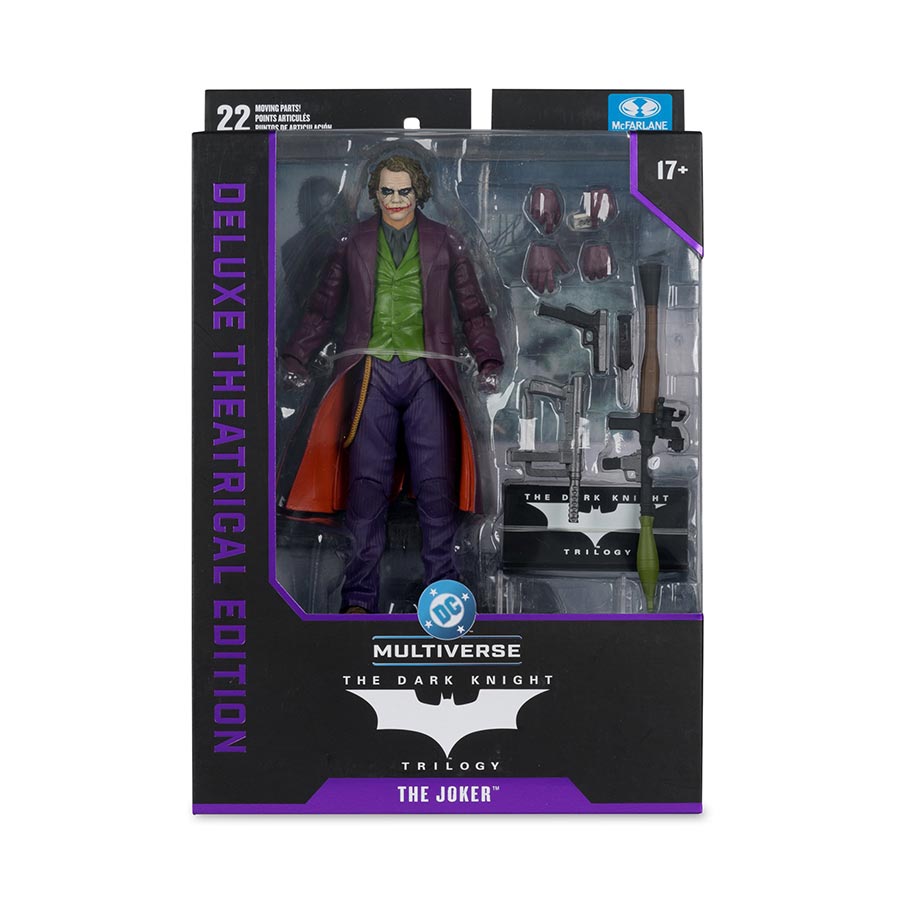 DC Multiverse Deluxe Theatrical Edition The Dark Knight The Joker 7-Inch Action Figure