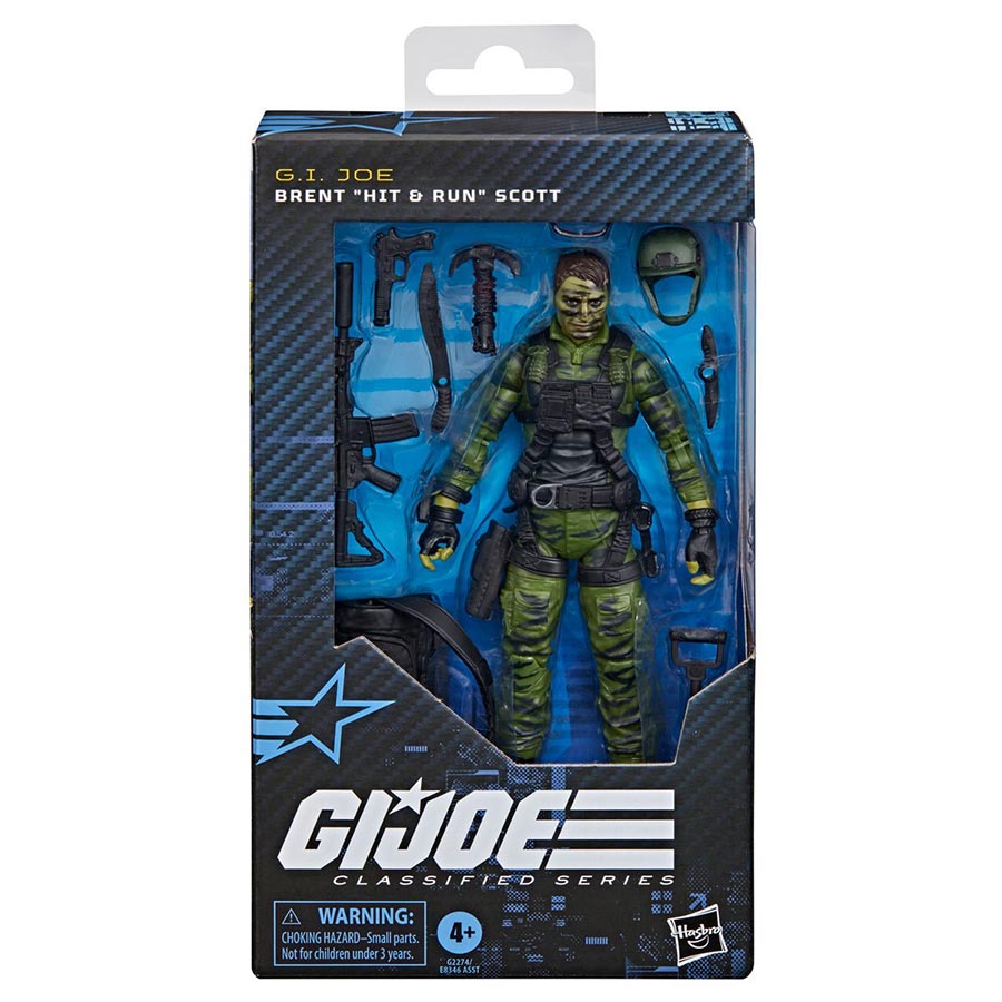 GI Joe Classified Series Brent Hit & Run Scott 6-Inch Action Figure