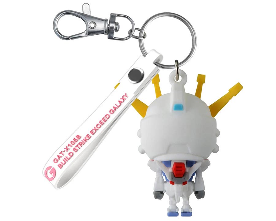Gundam 3D Rubber Mascot Keychain - Box Of 12 - Buildstpla-Kun