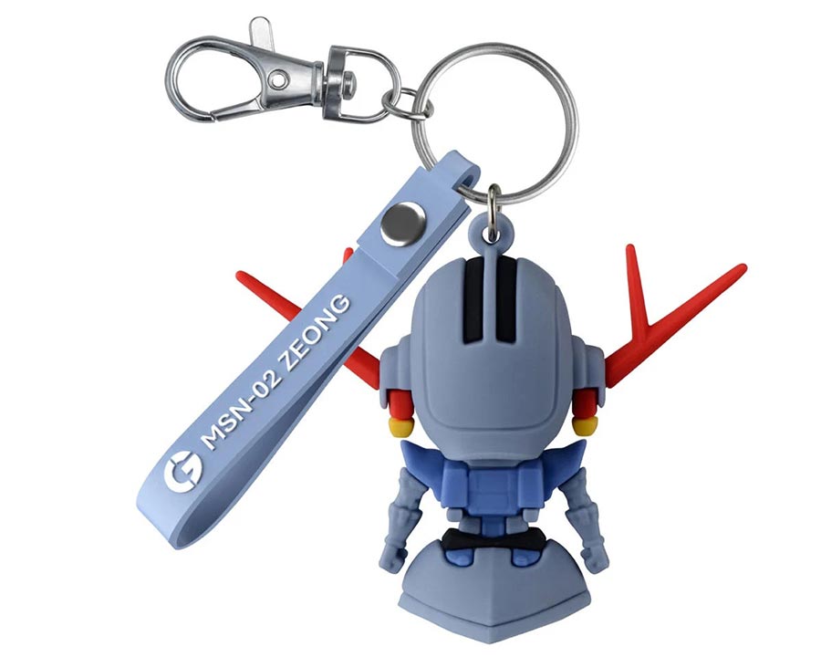Gundam 3D Rubber Mascot Keychain - Box Of 12 - Zeopla-Kun