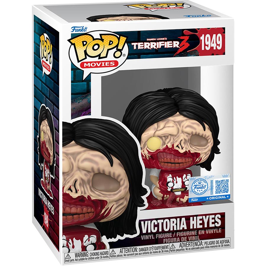 POP Movies Terrifier 3 Victoria Heyes Entertainment Earth Exclusive Vinyl Figure