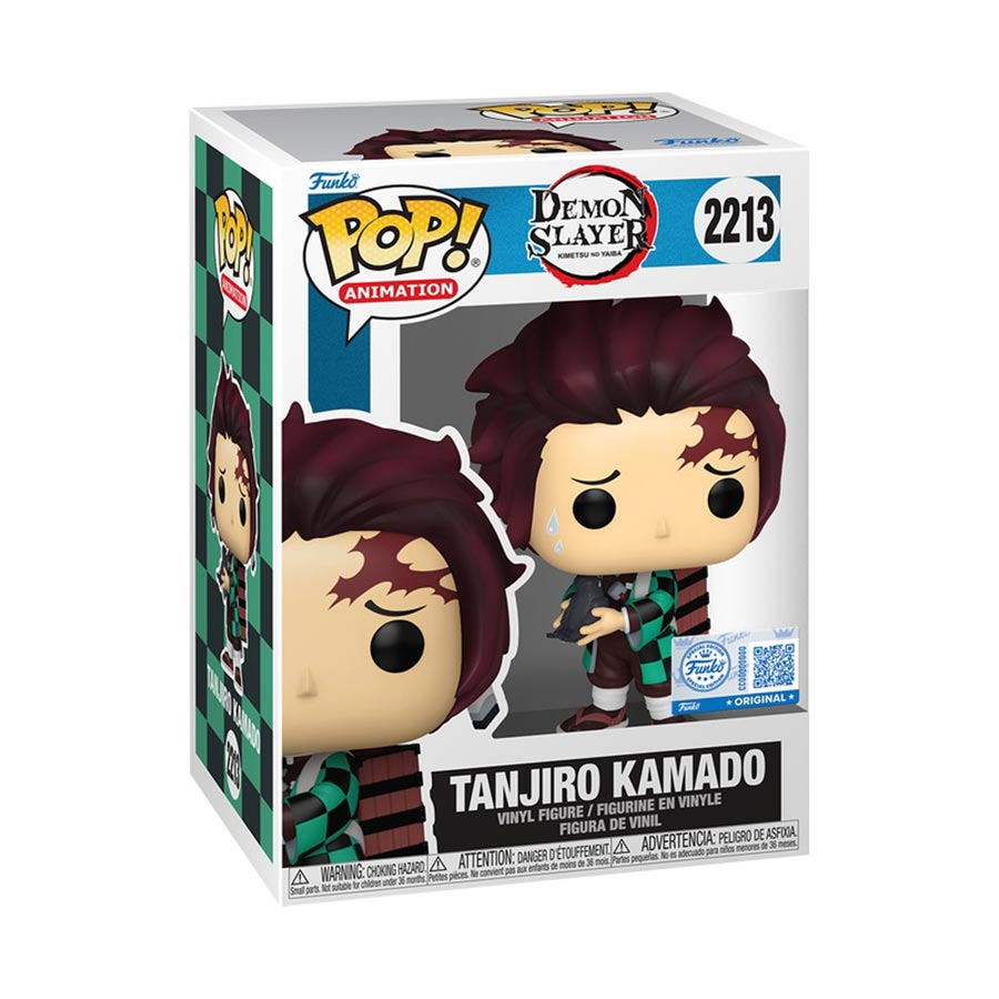 POP Animation Demon Slayer Kimetsu No Yaiba Tanjiro Kamado With Crow Vinyl Figure