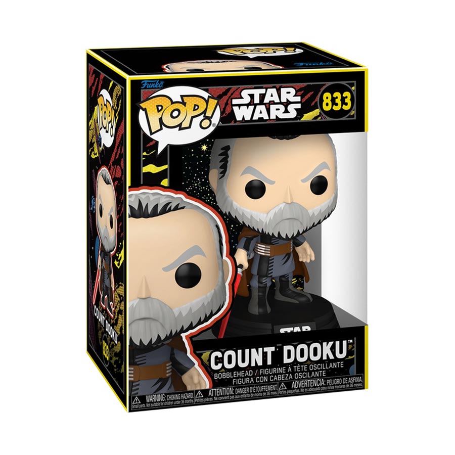 POP Star Wars Count Dooku Retro Vinyl Bobble Head