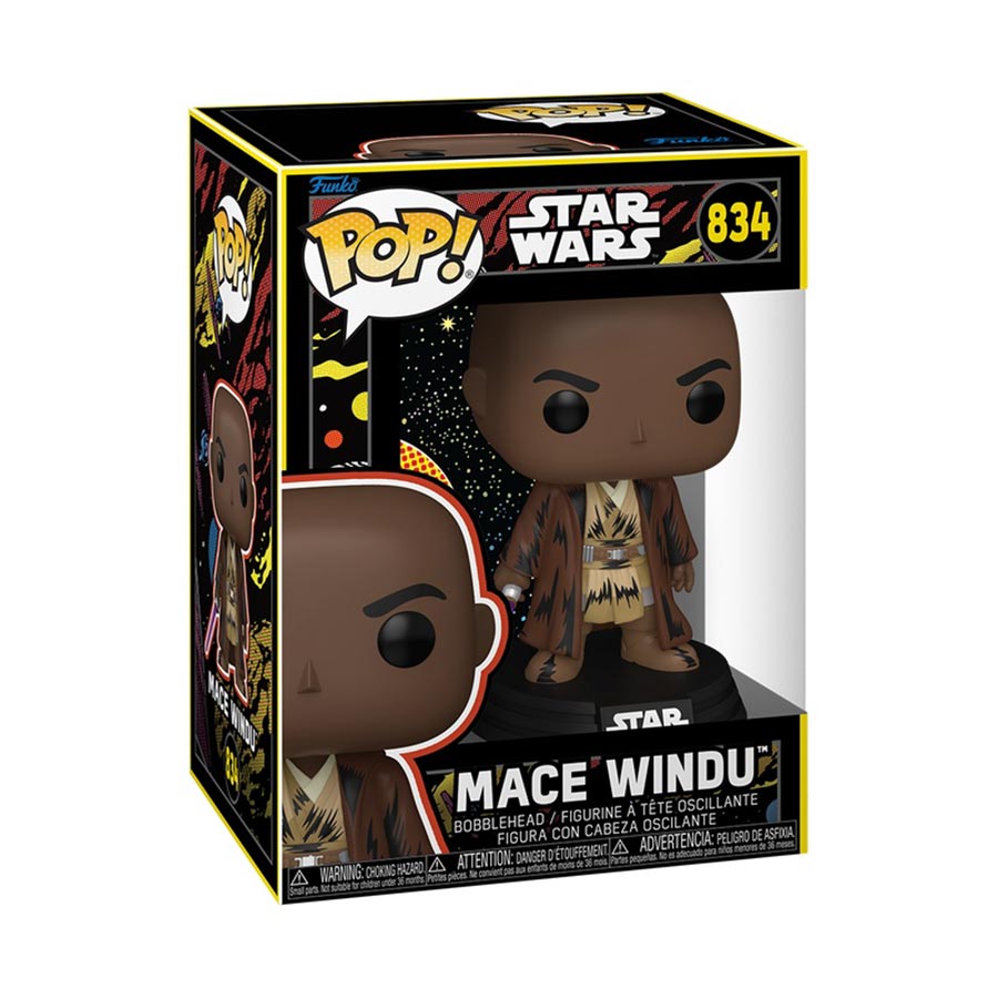 POP Star Wars Mace Windu Retro Vinyl Bobble Head