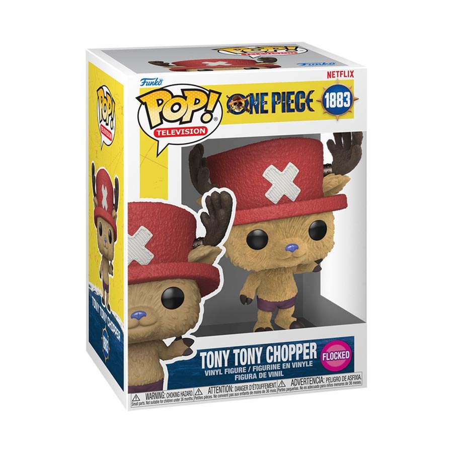 POP Television One Piece Live Action Chopper Flocked Vinyl Figure