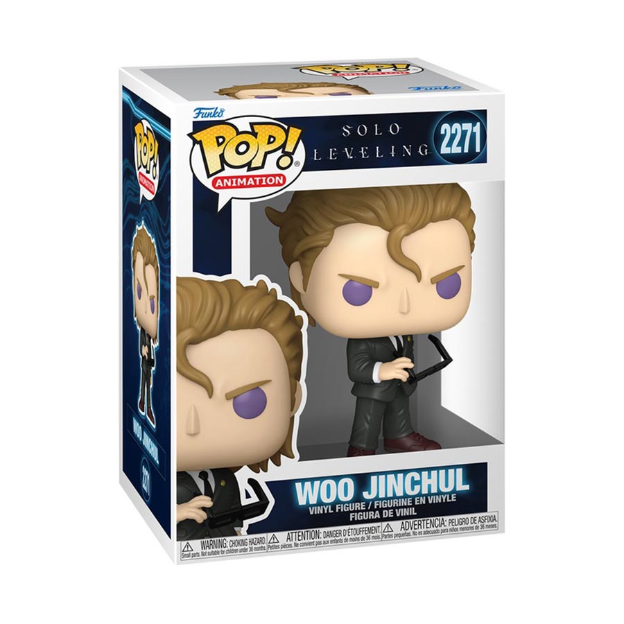 POP Animation Solo Leveling Woo Jinchul Vinyl Figure