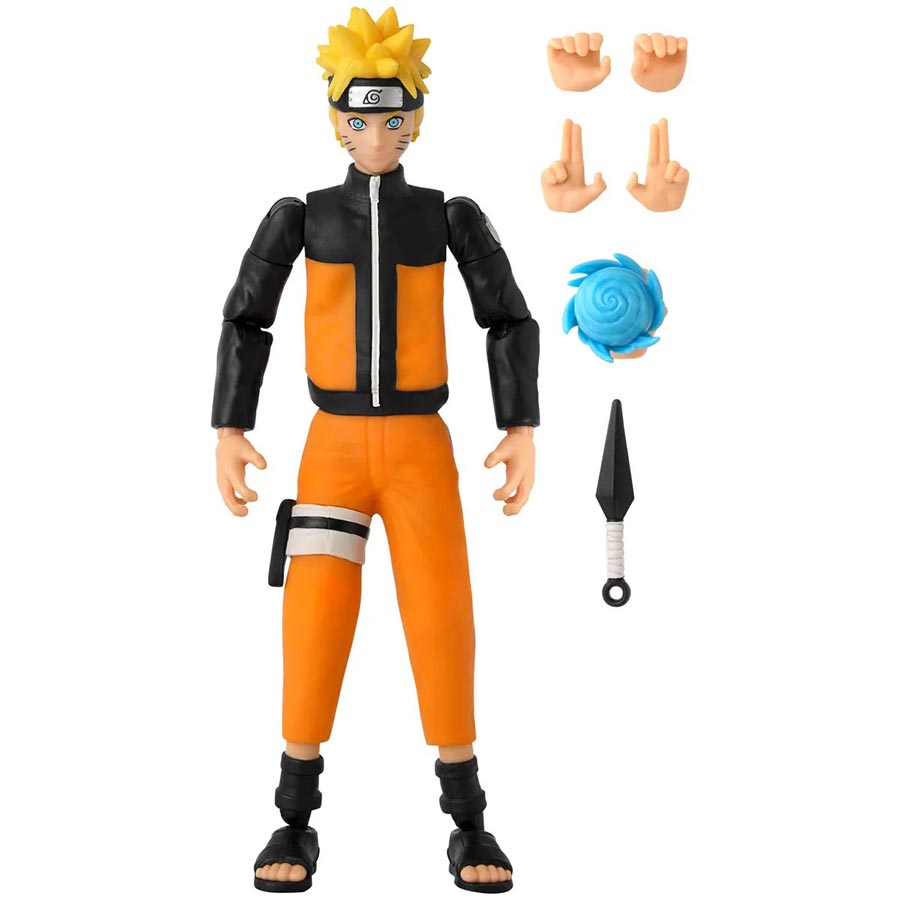 Anime Heroes Naruto 6.5-Inch Action Figure - Naruto Uzumaki Renewal Version