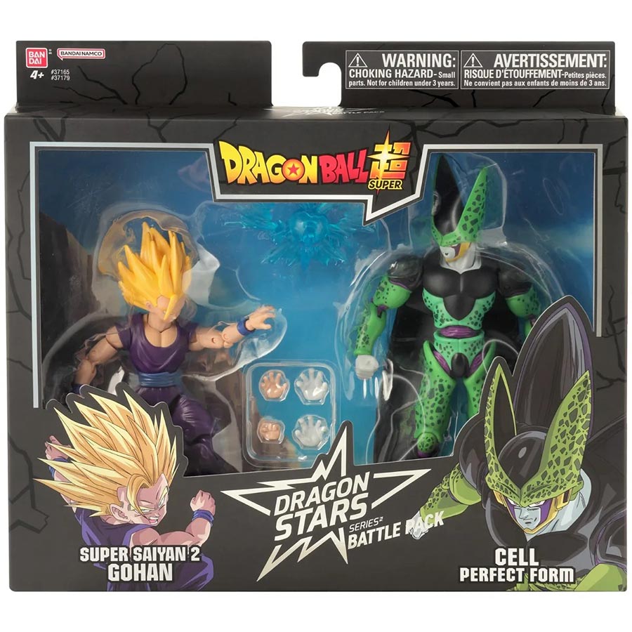 Dragon Ball Super Super Hero Dragon Stars Super Saiyan Blue Gohan vs Cell 2-Pack Action Figure