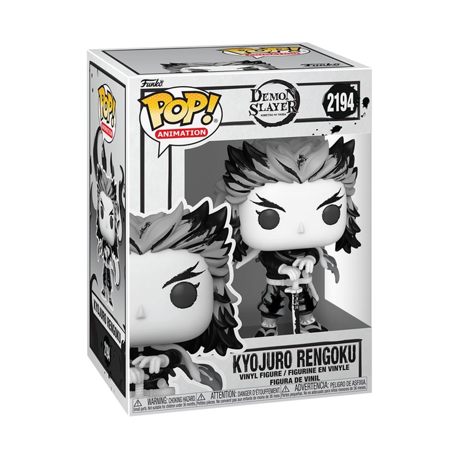 POP Animation Demon Slayer Kimetsu No Yaiba Kyojuro Rengoku Semi Deco Vinyl Figure