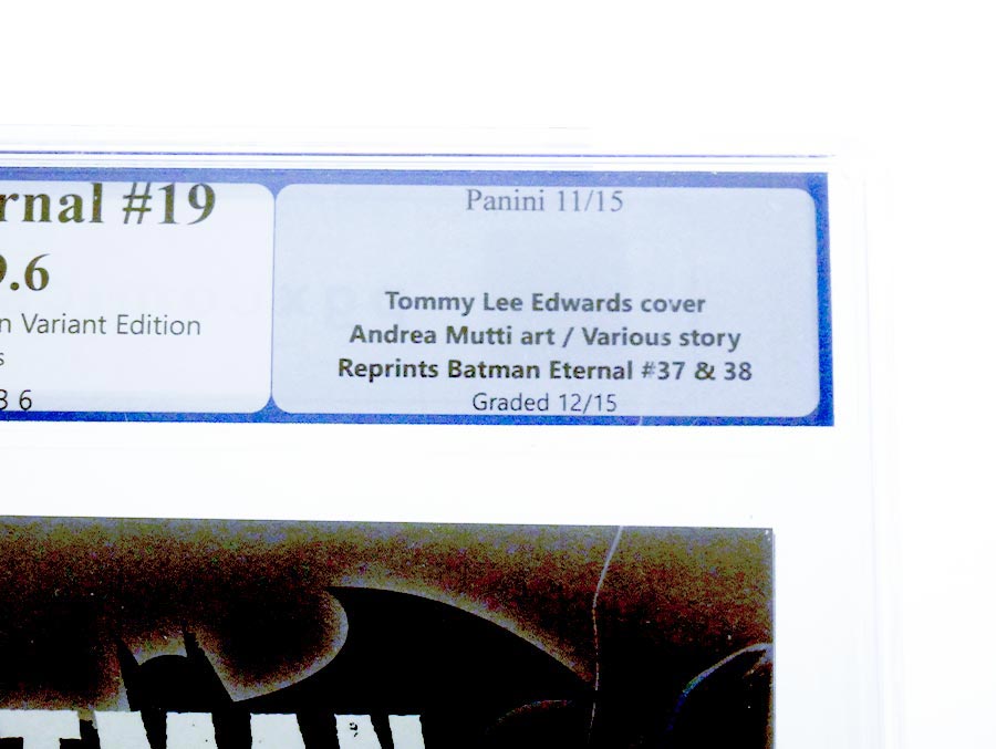 Batman Eternal #19 Cover B Variant Tommy Lee Edwards Cover PGX 9.6