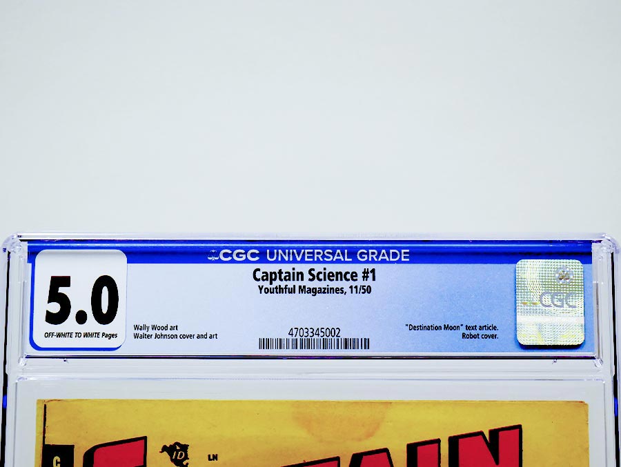 Captain Science #1 Cover B CGC 5.0