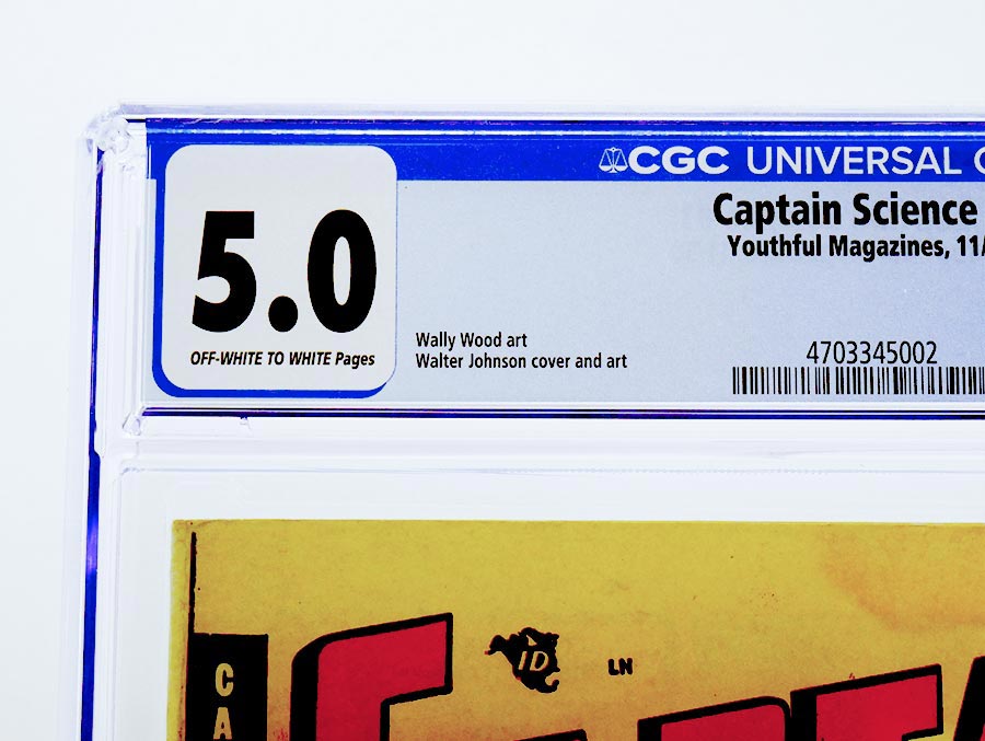 Captain Science #1 Cover B CGC 5.0