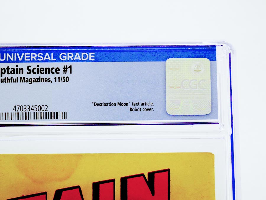 Captain Science #1 Cover B CGC 5.0