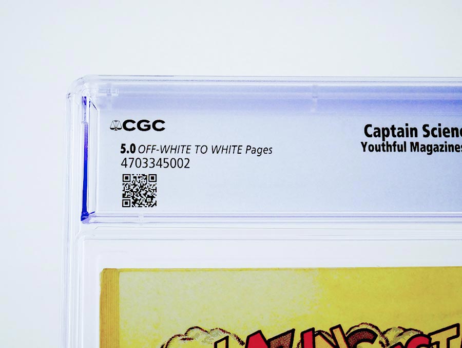Captain Science #1 Cover B CGC 5.0