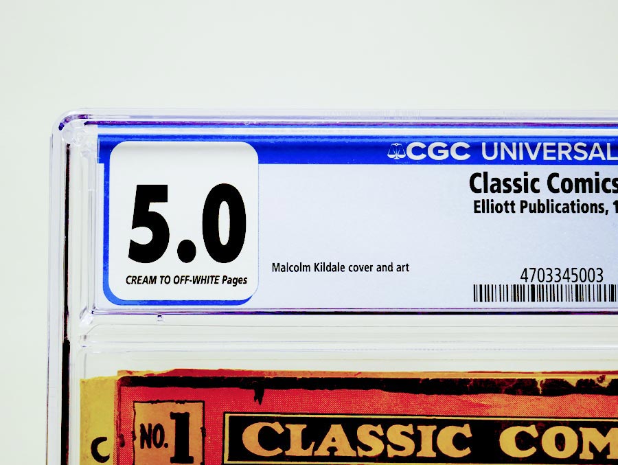 Classics Illustrated #1 Cover R 1st Ptg The Three Musketeers CGC 5.0