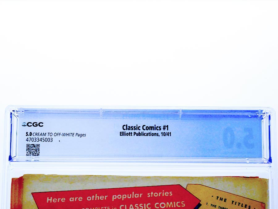 Classics Illustrated #1 Cover R 1st Ptg The Three Musketeers CGC 5.0