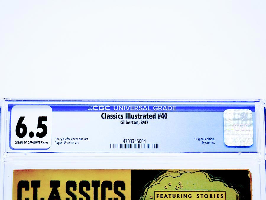 Classics Illustrated #40 CGC 6.5