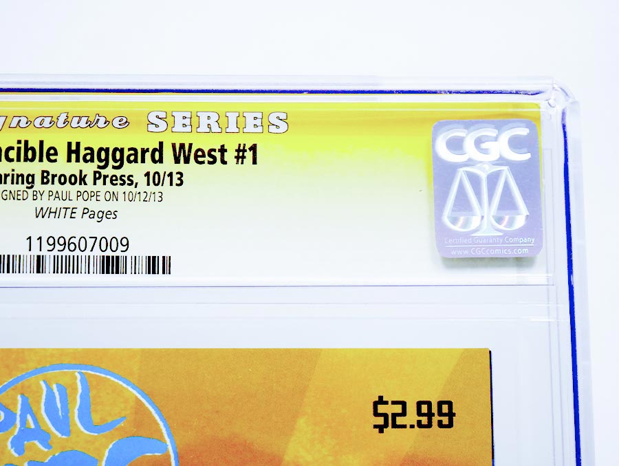 Death Of Haggard West #1 (One Shot) Cover B CGC Signature Series 9.0 Signed By Paul Pope