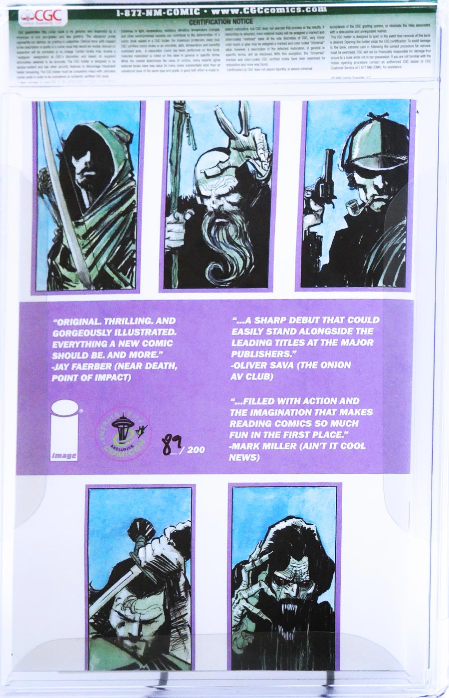 Five Ghosts #1 Haunting Of Fabian Gray Part 1 Cover C 1st Ptg Variant Chris Mooneyham Cover CGC Qualified 9.8