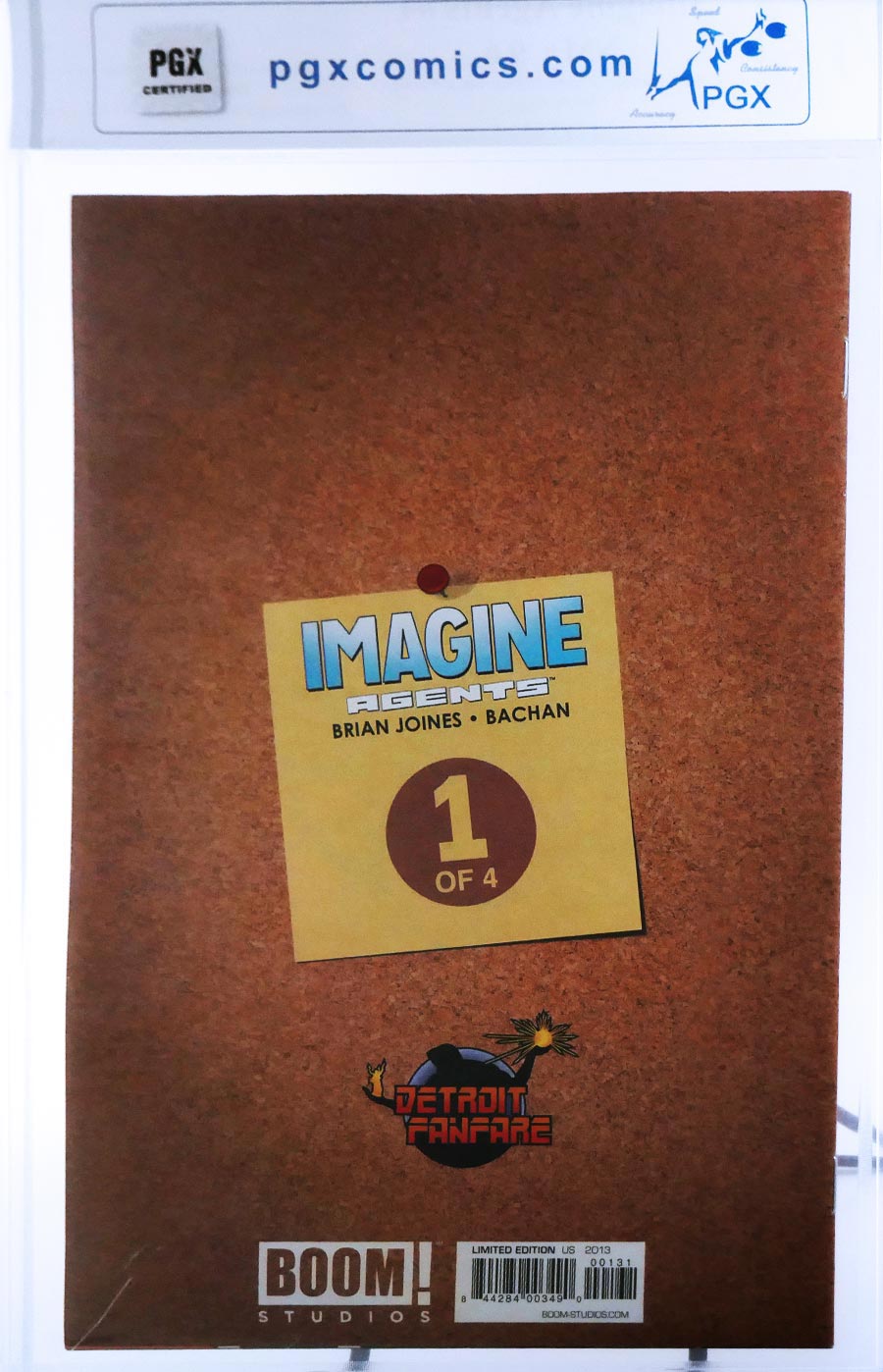 Imagine Agents #1 Cover D Variant Detroit Fanfare Edition PGX 9.6