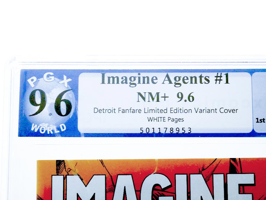 Imagine Agents #1 Cover D Variant Detroit Fanfare Edition PGX 9.6