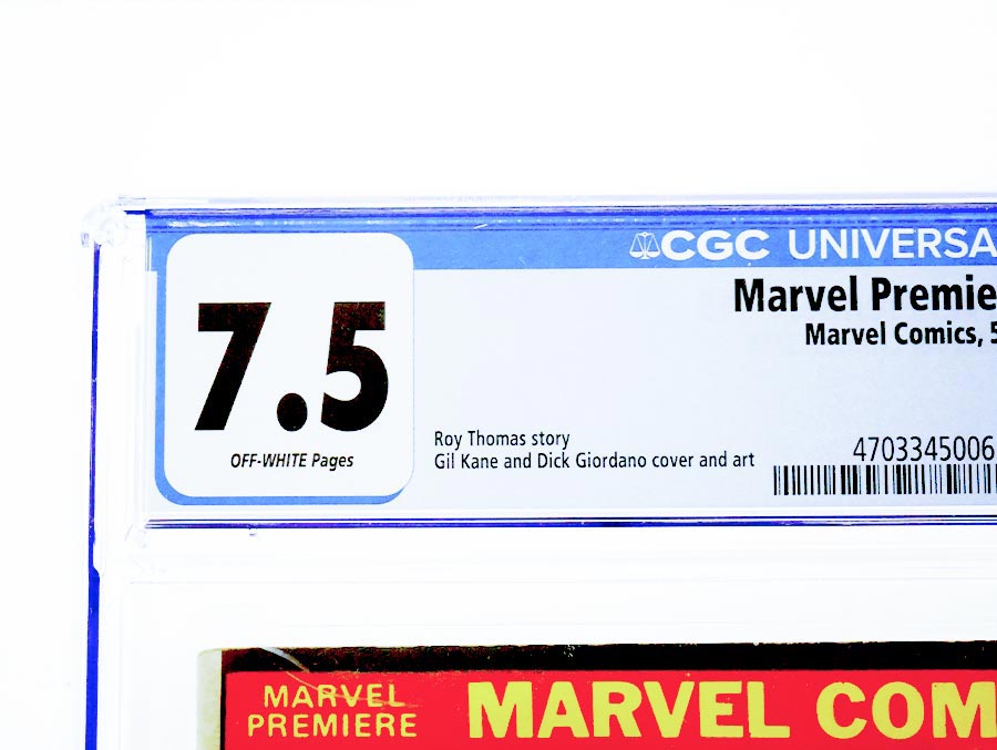 Marvel Premiere #15 Cover E CGC 7.5