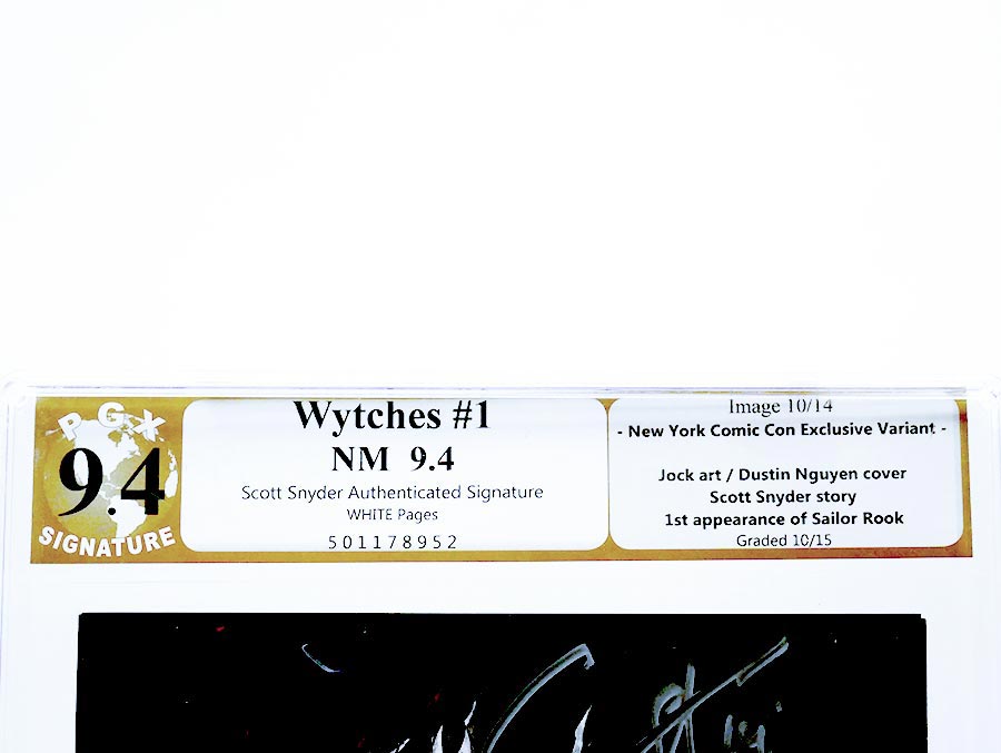 Wytches #1 Cover E Variant NYCC Edition PGX Authenticated Signature 9.4 Signed By Scott Snyder