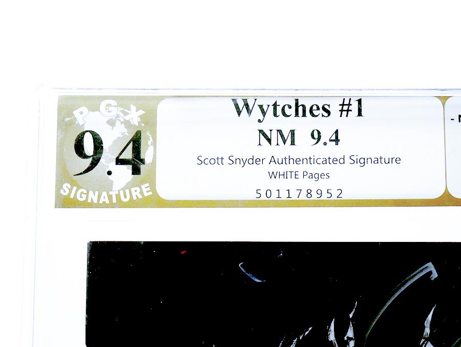 Wytches #1 Cover E Variant NYCC Edition PGX Authenticated Signature 9.4 Signed By Scott Snyder