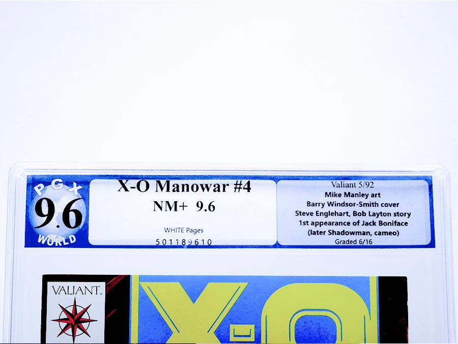 X-O Manowar #4 Cover B PGX 9.6