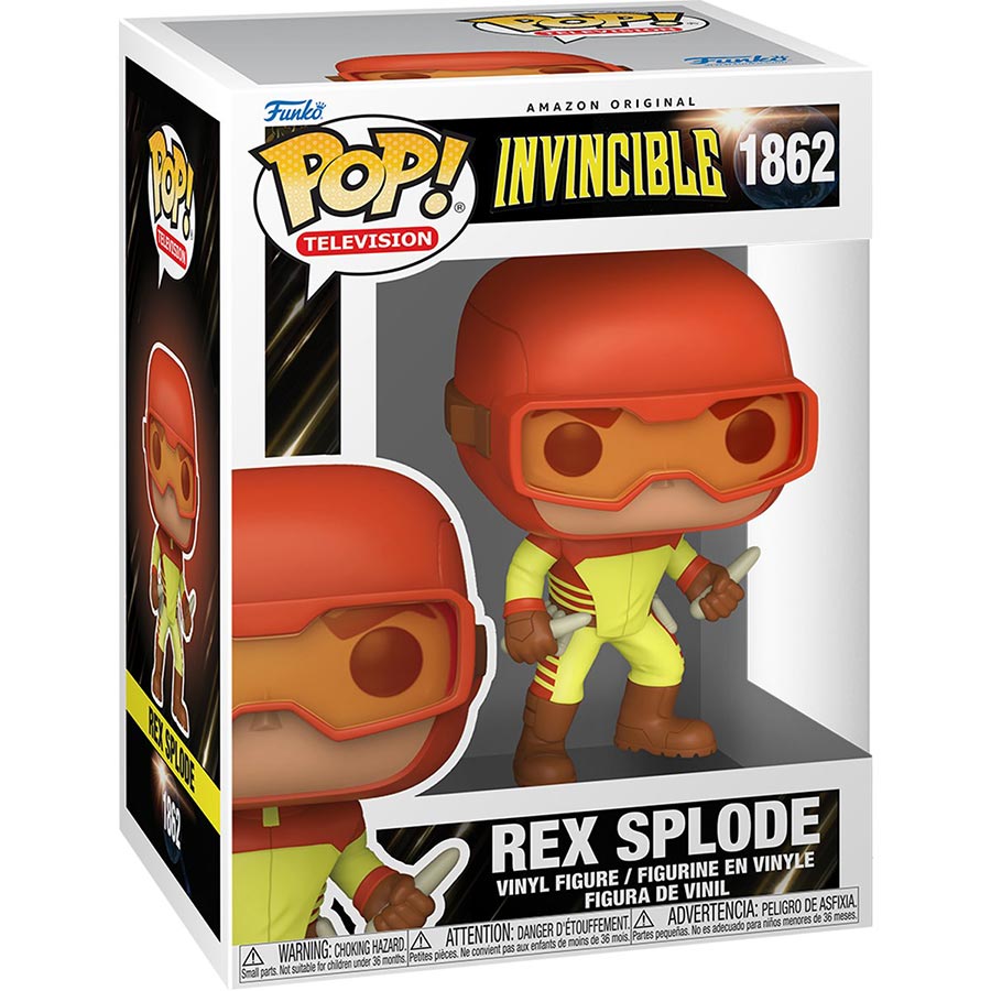 POP Animation Invincible Rex Splode Vinyl Figure