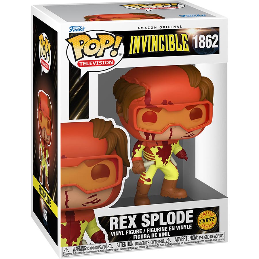 POP Animation Invincible Rex Splode Chase Vinyl Figure