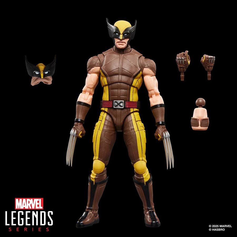 Marvel Legends Deadpool & Wolverine Wolverine Brown Suit 6-Inch Action Figure