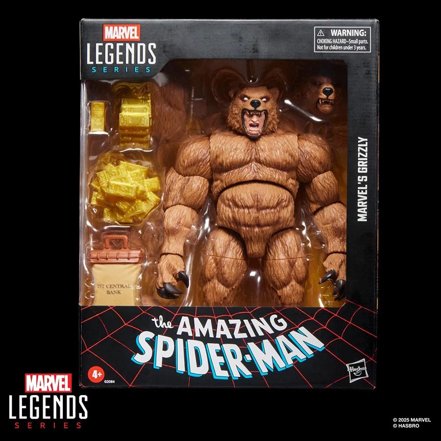 Marvel Legends Spider-Man Grizzly 6-Inch Action Figure
