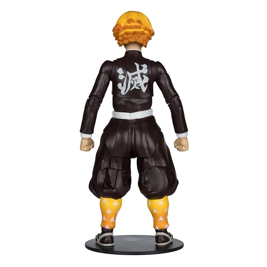 Demon Slayer Kimetsu No Yaiba Wave 8 Zenitsu Agatsuma With Chuntaro 7-Inch Scale Action Figure