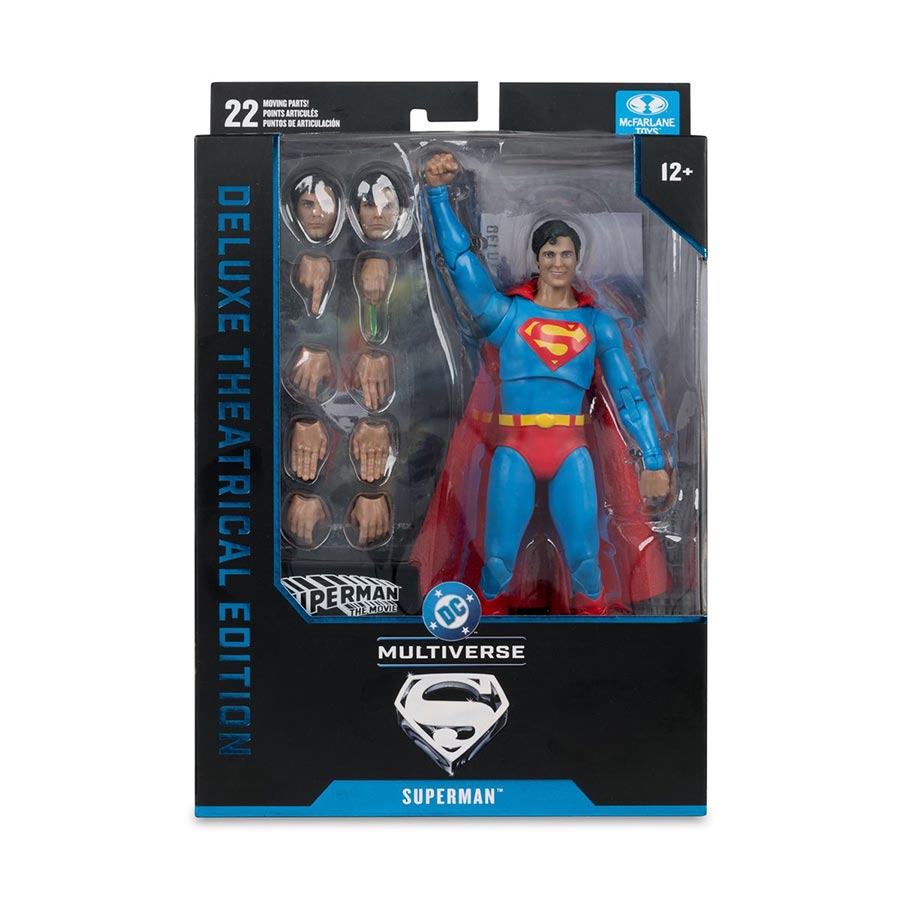 DC Multiverse Deluxe Theatrical Edition Wave 3 Superman The Movie 1978 Superman 7-Inch Scale Action Figure