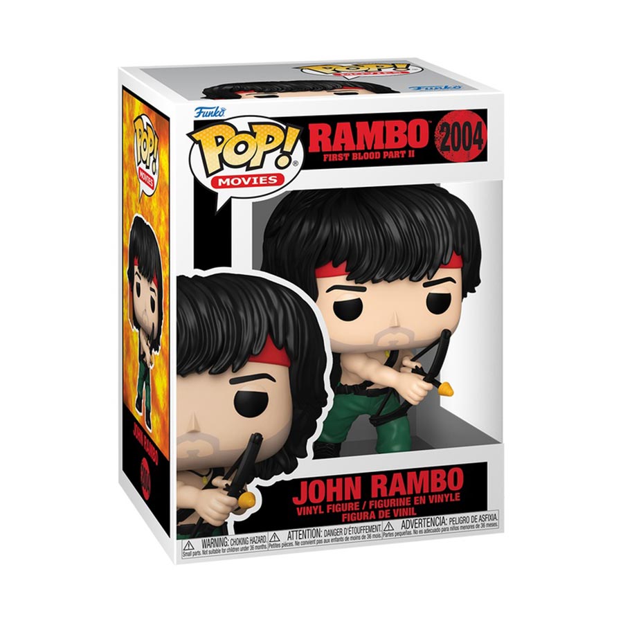 POP Movies Rambo John Rambo With Explosive Arrow Vinyl Figure
