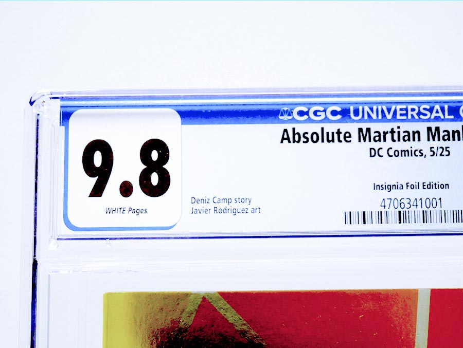 Absolute Martian Manhunter #1 Cover P CGC 9.8 Variant Logo Design Foil Cover (DC All In)