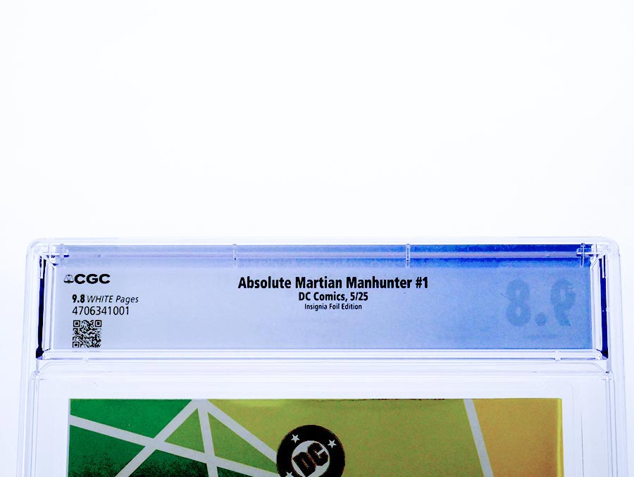 Absolute Martian Manhunter #1 Cover P CGC 9.8 Variant Logo Design Foil Cover (DC All In)