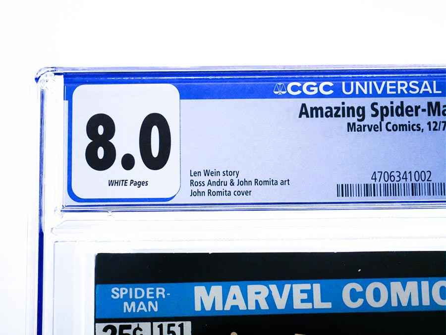 Amazing Spider-Man #151 Cover B CGC 8.0