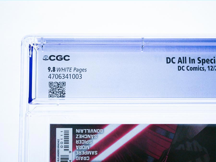 DC All In Special #1 (One Shot) Cover Q CGC 9.8 Regular Daniel Sampere Wraparound Cover