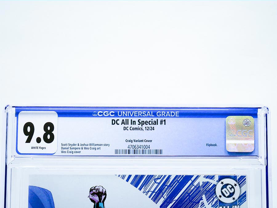 DC All In Special #1 (One Shot) Cover R CGC 9.8 Variant Wes Craig Wraparound Card Stock Cover