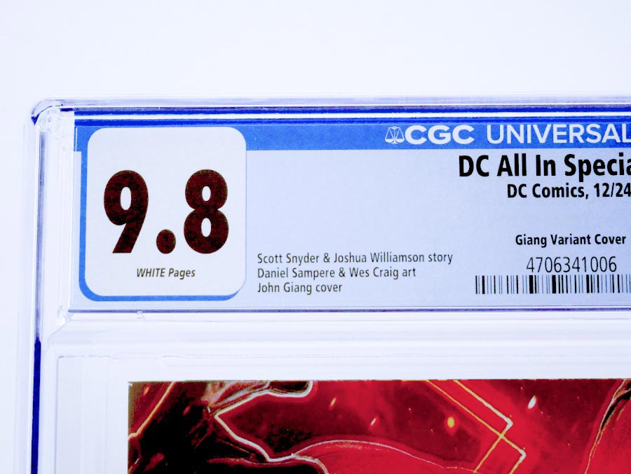 DC All In Special #1 (One Shot) Cover T CGC 9.8 Incentive John Giang Wraparound Card Stock Variant Cover