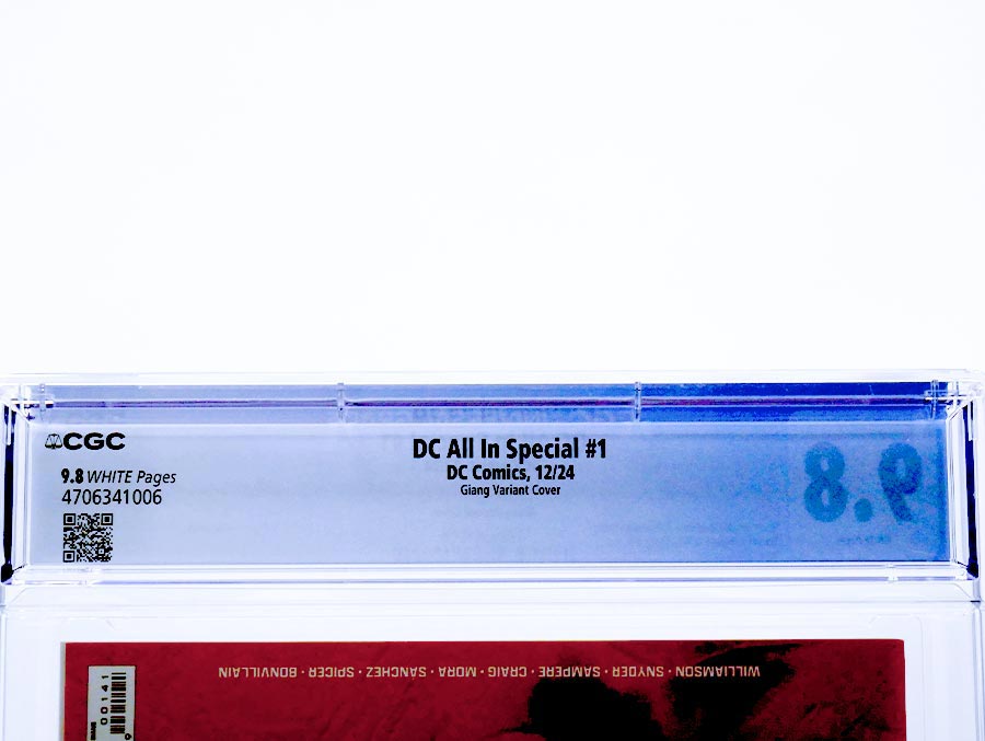 DC All In Special #1 (One Shot) Cover T CGC 9.8 Incentive John Giang Wraparound Card Stock Variant Cover