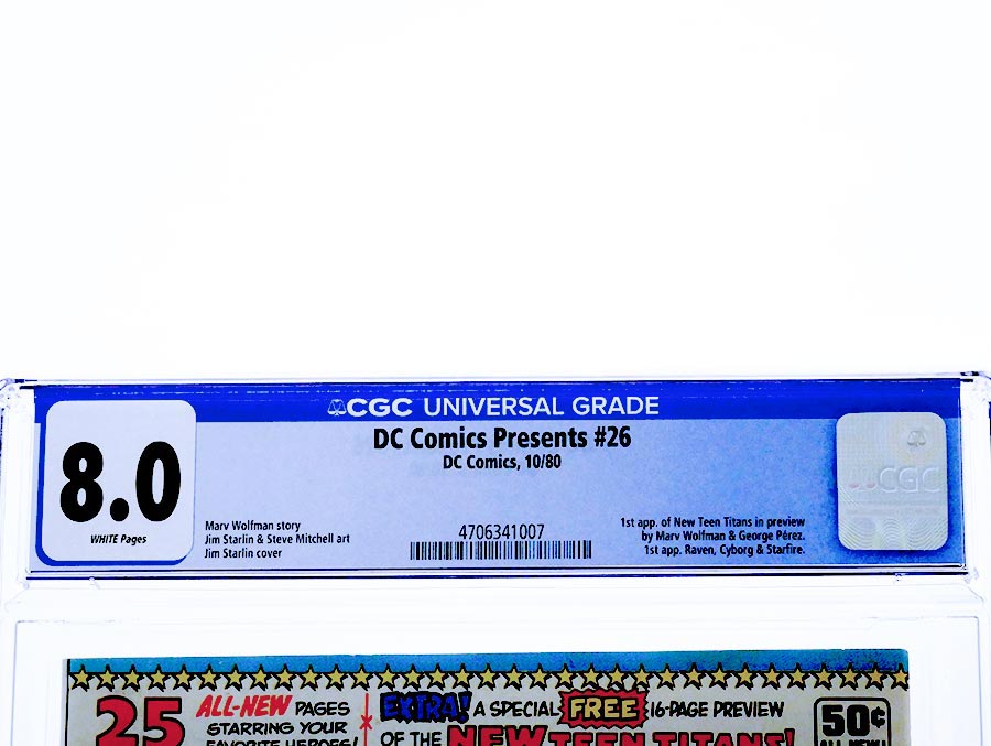 DC Comics Presents #26 Cover C CGC 8.0